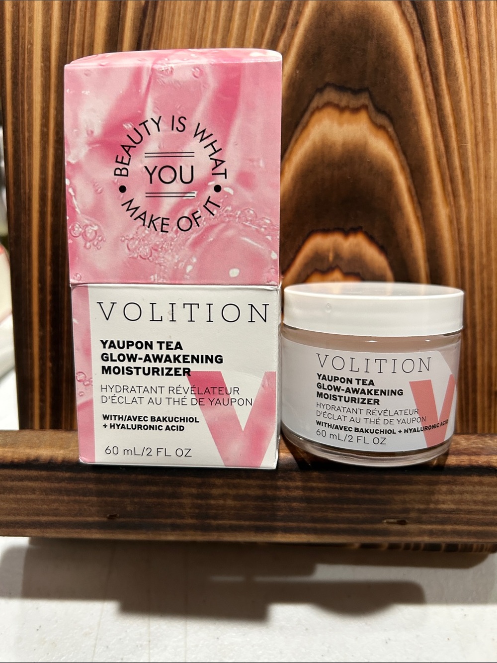 Volition Yaupon Tea Glow-Awakening Moisturizer — Pink